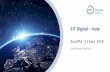 EIT Digital Italy - PMI-NIC...Sep 21, 2018  · EIT (European Institute of Innovation and Technology) • EIT is an independent EU body that empowers innovators and entrepreneurs to