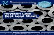 Royston Lead brochure-v3...Royston Lead Cast Lead Sheet Guidance Information Royston Lead are a major producer of engineered lead products supplying markets world-wide. ... Royston