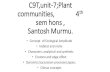 C9T,unit-7;Plant communities, 4th sem hons , Santosh Murmu. · Santosh Murmu. •Concept of Ecological Amplitude •Habitat and niche •Characters: analytical and synthetic •Ecotone