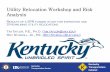 Utility Relocation Workshop and Risk Analysistransportation.ky.gov/Highway-Design/Conference... · 1. Early Utility Involvement 2. Communicate & Coordinate Actively (multiple areas)