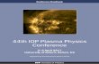 44th IOP Plasma Physics Conference...Poster reception 16:30-18:30 Reception 19:00-19:30 Conference Dinner 19:30-late Thursday 6 April Refreshment break 10:40-11:00 Lunch 12:40-13:40