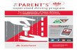 e th PARENT’S supervised driving program · Sponsor message Do you remember that feeling of freedom and sense of accomplishment when you got your driver’s license? State Farm,
