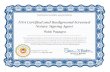 NNA Certified and Background-Screened Notary Signing Agent · 2019-02-26 · NNA Certified and Background-Screened Notary Signing Agent. NOTE: This certificate is for personal use