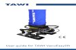 User guide for TAWI VacuEasylift · 2019-03-11 · TAWI VacuEasylift is a line of lifters that lifts and lower loads using vacuum. TAWI VacuEasylift provide lifting and transportation