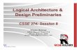 Shawn Bohner - Rose-Hulman Institute of Technology...Defining Software Architecture Software architecture: the large-scale motivations, constraints, organization, patterns, responsibilities,