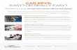 CAR KEYS: EASY? OR REALLY EASY? - Amazon S3€¦ · Car Keys Express offers a 96% in-stock rate for all keys in our van inventory. Many times, same-day van service is available. STREAMLINE