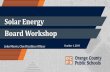 Solar Energy Board Workshop€¦ · 2019-10-01  · Solar Around Central Florida. 15. Orange County Convention Center (1 MW) Walt Disney World (50 MW) Solar Around Central Florida.