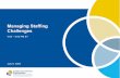 Managing Staffing Challenges Home Training Call... · Impact of COVID-19 on staffing • Staff availability • Shifts in staffing requirements during cohortingwithin your facility