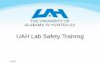 UAH Lab Safety Training...–Alkali metals –Hydroxides –Carbonates –Carbides –Arsenic –Cyanides –Sulfides –Most metal. Peroxides and Peroxide Forming Chemicals Chemicals
