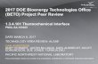 2017 DOE Bioenergy Technologies Office (BETO) Project Peer … · 2017-05-09 · 2017 DOE Bioenergy Technologies Office (BETO) Project Peer Review 1.3.4.101 Thermochemical Interface