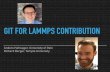 GIT FOR LAMMPS CONTRIBUTIONlammps.sandia.gov/workshops/Aug17/pdf/tutorial_git... · 2017-08-31 · 7 - CREATE PULL REQUEST GO TO YOUR FORK ON GITHUB Select the new branch we just