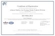 Certificate of Registration - Johnson Matthey · 2018-10-29 · Design, manufacturing and refining of precious metal sheet, wire, tube, special fabrications and machined parts to