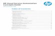 HP Cloud Service Automation Concepts Guide… · 2017-02-08 · This guide describes how HP Cloud Service Automation ( HP CSA) helps you achieve flexible, on- time, and on-budget