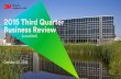 2015 Third Quarter Business Review...Q3 2014 Q3 2015 +3.5% Q3 2014 $1.98 Organic growth, margin expansion +$0.11 Includes -$0.04 headwind from pension/OPEB expense Acquisitions -$0.04