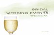 AND WEDDING EVENTS · Whether it’s a proposal, engagement party, bridal shower or rehearsal dinner, we’ll make your wedding festivities unforgettable. Your personal event-day