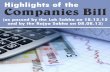 Highlights of the Companies Bill - KopyKitab · 2018-10-01 · 2. CLASSIFICATION & REGISTRATION • Concept of One Person Company (OPC limited) introduced [Clause 2(62)]. • Concept