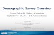 Demographic Survey Overview - · PDF file 2015-09-11 · Demographic Survey Overview Census Scientific Advisory Committee September 17-18, 2015 ‖ U.S. Census Bureau Eloise Parker