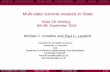 Multi-state survival analysis in Stata 2016-09-13آ  single event of interest I In practice, there are