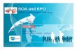 SOA and BPO · Service Oriented Architecture “Business Level Componentisation” ... •SOA helps you to modernize incrementally. ... APIs Uniface, Java, Com Separate Testing State