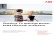 Sensing. To manage power. M4M Network analyzers.SENSING. TO MANAGE POWER. M4M NETWORK ANALYZERS. — ABB’s M4M is the new fully-connected, state-of-the-art range of network analyzers,