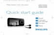 Philips GoGear audio video player SA3324 SA3325 SA3344 ...Tip To transfer music CDs to your player use software such as Musicmatch Jukebox or Windows Media Player, rip (convert) the