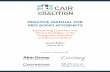 PRO BONO ATTORNEYS - CAIR Coalition Coalition Mental... · attorneys on cases involving clients with mental disabilities. Inquiries may be directed to the editors at the contact information