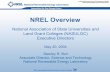 Communications: NREL PowerPoint Presentation Template with ... - Overview for NASULGC 5-20-04.pdf · NREL Overview National Association of State Universities and Land Grant Colleges