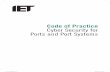Cyber security for ports and port systems code of practice...Introduction This Code of Practice considers the cyber security requirement at both ports and port facilities, advocating
