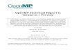 OpenMP Technical Report 8: Version 5.1 Preview · 2019-11-12 · OpenMP Technical Report 8: Version 5.1 Preview EDITORS Bronis R. de Supinski Michael Klemm November 7, 2019 Expires
