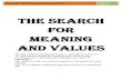 Section A: The Search for Meaning and Values ... Section A: The Search for Meaning and Values 2010 "Give