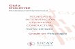 Guía Docente - UCAVILA · Manual de técnicas y terapias cognitivo conductuales. Bilbao, España: Desclée de Brouwer. Echeburúa. E., ... Estrategias, técnicas y tratamientos.