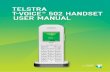 TELSTRA T-VOICE 502 HANDSET USER MANUAL...Home Messages 101 service activated to access your voice messages. Home number Mobile number Office number Symbols presented in the Contact