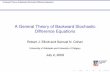 A General Theory of Backward Stochastic Difference Equationsrobert.pdf · Binomial Pricing A Special Case: Binomial Pricing I Suppose we have a market with two assets: a stock Y following