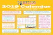 2019 Calendar - Home | Pawprint Family€¦ · verb Aperire, ‘to open’, as in blossoming flowers. Get Outdoors! • Sow herbs and wildflower seeds. • Increase watering frequency