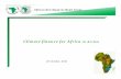 Climate finance for Africa in Action · 2015-01-12 · I. The Challenge Ahead for Africa 3 • The cost of putting Africa on a low-carbon growth pathway with significant emission