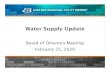 Water Supply Update - East Bay Municipal Utility District · Water Supply Briefing •Current Water Supply •California Water Supply •Water Supply Projections 2. Current Water