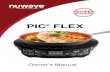 PIC FLEX - Nuwave LLC · NuWave Nutri-Pot™ 6Q Pressure Cooker Easily cook rice, poultry, vegetables, and more all with the press of a button! The Nutri-Pot’s safety release valve