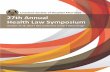 Louisiana Society of Hospital Attorneys 27th Annualmichaeljdaugherty.com/.../2016-HLS-Brochure-Final.pdf · 27th Annual Health Law Symposium October 27-28, 2016 –