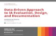 Data-Driven Approach to IA Evaluation, Design, and Documentation · 2020-06-01 · • Current goal is to increase SEI’s UX maturity and build a UX design team. INTRO. Data-Driven