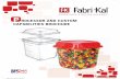 P ROCESSOR AND CUSTOM CAPABILITIES BROCHURE · FK280_Packer_Brochure_HLS.indd 5 4/21/15 1:11 PM. ALUR ROUND CONTAINERS Durable, robust material; no flavor or odor transfer Large,