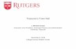 Treasurer’s Town Hall - Rutgers University - Town Hall... · Interview senior leaders, management Identify and assess key risk areas Develop potential audit and advisory activities