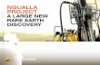 Ngualla Project a large New rare eartH discovery For ... · For personal use only 01 JULy 2010 30 SEPT 2010 30 DEC 2010 31 MAR 2011 30 JUNE 2011 29 SEPT 2011 29 DEC 2011. 6 The Rare