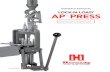 LOCK-N-LOAD AP PRESS · Lock-N-Load® AP Reloading Press OVERVIEW Your new Lock-N-Load® Auto Progressive (AP) Reloading Press has been packaged to insure minimal vibration during