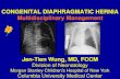 CONGENITAL DIAPHRAGMATIC HERNIA Multidisciplinary … 7 Wung CDH.pdf · Congenital Diaphragmatic Hernia (CDH) Embryology Pleuroperitoneal cavity begins in the fetus as a single compartment