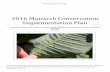 2016 Monarch Conservation Implementation Plandnr.mo.gov/education/documents/2016-Monarch-Conservation... · 2016 Monarch Conservation ... Our science-based approach to monarch conservation