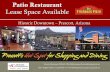 Patio Restaurant - LoopNet · Patio Restaurant Lease Space Available Historic Downtown –Prescott, Arizona. Rare Opportunity Turn Key Restaurant Space for Lease Outdoor Patio (Seats