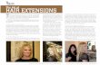 The Art of HAir ExTEnsions - Salon Bellagio · Yes, the hair is collected and is separated into two groups, Remy and Non-Remy Hair. Remy Hair, known as “Cuticle Hair,” has been