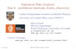 Statistical Data Analysis Stat 4: confidence intervals ...cowan/stat/stat_4.pdf · G. Cowan Statistical Data Analysis / Stat 4 4 Confidence interval from the confidence belt Find