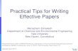 Practical Tips for Writing Effective Effective Papers -- Updated... Practical Tips for Writing Effective