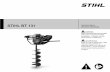 STIHL BT 131 - STIHL USA Mobile · STIHL BT 131 WARNING Read Instruction Manual thoroughly before use and follow all safety precautions – improper use can cause serious or fatal
